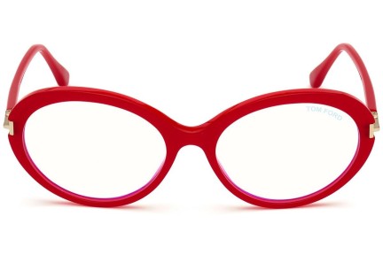 Brillen Tom Ford FT5675-B 066 Ovaal Rood