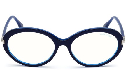 Brillen Tom Ford FT5675-B 090 Ovaal Blauw