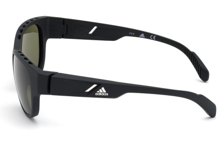 Zonnebril Adidas Sport SP0009 02N Ronde Zwart