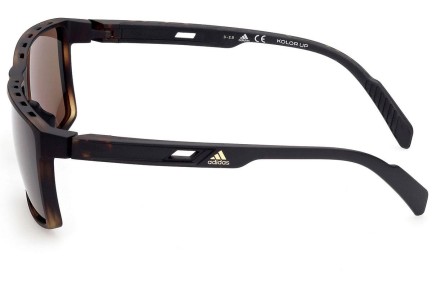 Zonnebril Adidas Sport SP0034 52E Rechthoekige Havana