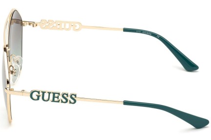 Zonnebril Guess GU7644 32P Ronde Goud