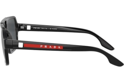 Zonnebril Prada Linea Rossa PS01XS 1AB02G Polarized Rechthoekige Zwart