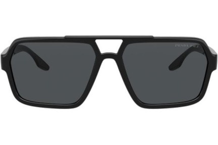 Zonnebril Prada Linea Rossa PS01XS 1AB02G Polarized Rechthoekige Zwart