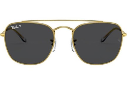 Zonnebril Ray-Ban RB3557 919648 Polarized Vierkant Goud