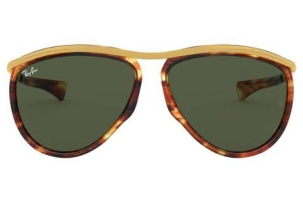 Zonnebril Ray-Ban Olympian Aviator RB2219 954/31 Pilot Havana