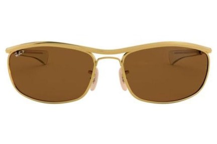 Zonnebril Ray-Ban Olympian I Deluxe RB3119M 001/57 Polarized Rechthoekige Goud