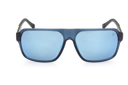 Zonnebril Timberland TB9254 90D Polarized Rechthoekige Blauw