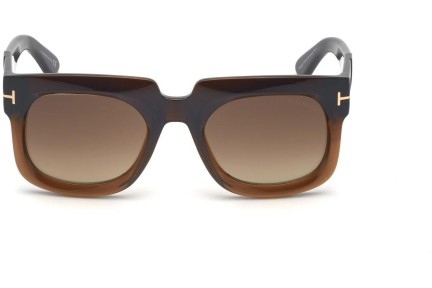 Zonnebril Tom Ford FT0729 48F Vierkant Bruin