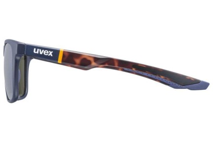 Zonnebril uvex lgl 42 Blue Mat / Havana S3 Vierkant Blauw