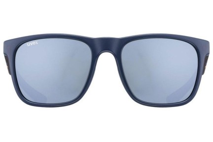 Zonnebril uvex lgl 42 Blue Mat / Havana S3 Vierkant Blauw