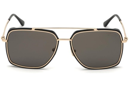 Zonnebril Tom Ford FT0750 01D Polarized Pilot Zwart