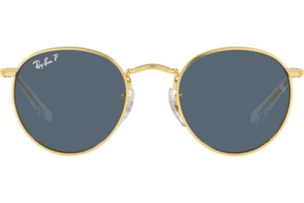 Zonnebril Ray-Ban Junior Round Junior RJ9547S 286/2V Polarized Ronde Goud