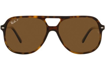 Zonnebril Ray-Ban Bill RB2198 902/57 Polarized Vierkant Havana