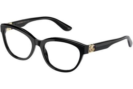 Brillen Dolce & Gabbana DG3342 501 Cat Eye Zwart