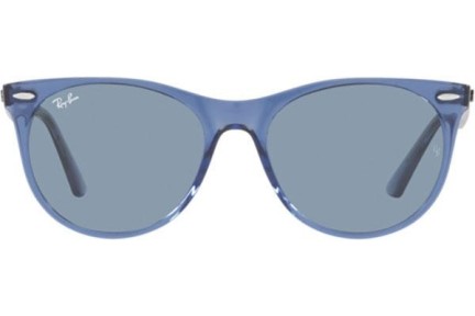 Zonnebril Ray-Ban Wayfarer II RB2185 658756 Vierkant Blauw