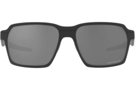 Zonnebril Oakley Parlay OO4143-04 Polarized Rechthoekige Zwart