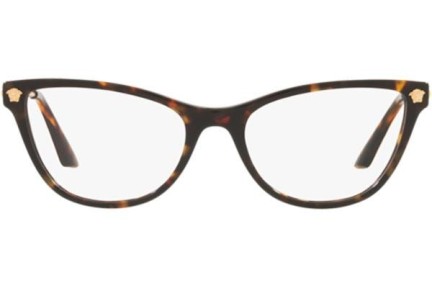 Brillen Versace VE3309 108 Cat Eye Havana