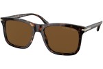 Zonnebril Prada PR18WS 2AU01D Polarized Vierkant Havana