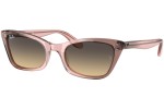 Zonnebril Ray-Ban Lady Burbank RB2299 1344BG Cat Eye Roze