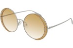 Zonnebril Alexander McQueen AM0311S 004 Ronde Zilver