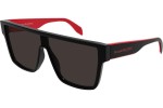 Zonnebril Alexander McQueen AM0354S 003 Flat Top Zwart