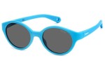 Zonnebril Polaroid Junior PLDK007/S MVU/M9 Polarized Ovaal Blauw