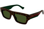 Zonnebril Gucci GG1301S 002 Rechthoekige Havana