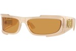 Zonnebril Versace VE4446 5413/7 Rechthoekige Beige