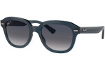 Zonnebril Ray-Ban Erik RB4398 667678 Polarized Vierkant Blauw