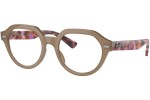 Brillen Ray-Ban Gina RX7214 8258 Vierkant Bruin