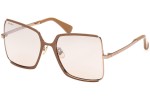 Zonnebril Max Mara Weho MM0070-H 34K Vierkant Bruin