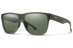 Zonnebril Smith LOWDOWNXL2 B59/L7 Polarized Vierkant Groen