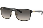 Zonnebril Ray-Ban RB3721 187/11 Vierkant Zwart