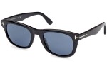 Zonnebril Tom Ford Kendel FT1076 01M Polarized Vierkant Zwart