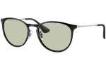 Zonnebril Ray-Ban Erika Metal RB3539 9268/2 Ronde Zwart