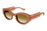 Zonnebril Gucci GG1553S 004 Ovaal Bruin