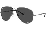 Zonnebril Ray-Ban RB3825 004/K8 Polarized Pilot Grijs