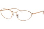 Brillen Ray-Ban RX3734V 3094 Rechthoekige Goud