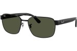 Zonnebril Ray-Ban RB3751 002/31 Vierkant Zwart