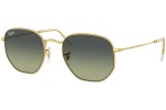 Zonnebril Ray-Ban Hexagonal RB3548 001/BH Pilot Goud