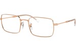 Brillen Ray-Ban RX6520 3094 Rechthoekige Goud