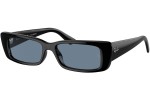 Zonnebril Ray-Ban RB4425 66772V Polarized Rechthoekige Zwart