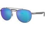 Zonnebril Ray-Ban RB3736CH 004/A1 Polarized Rechthoekige Grijs