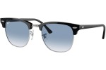 Zonnebril Ray-Ban Clubmaster RB3016 13543F Browline Zilver