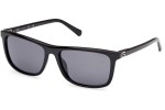 Zonnebril Guess GU00169 01D Polarized Vierkant Zwart