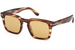 Zonnebril Tom Ford Dax FT0751 53E Vierkant Havana