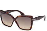 Zonnebril Tom Ford Fiore FT1195 52B Cat Eye Havana