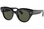 Zonnebril Ray-Ban Roundabout RB2192 901/31 Ronde Zwart