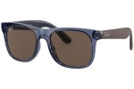 Zonnebril Ray-Ban Junior Junior Justin RJ9069S 706873 Vierkant Blauw