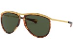 Zonnebril Ray-Ban Olympian Aviator RB2219 954/31 Pilot Havana